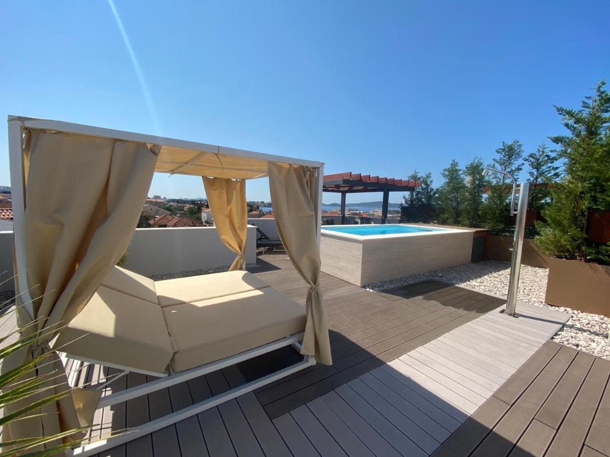 Shell Sky Luxury Penthouse With Private Pool Apartamento Zadar Exterior foto